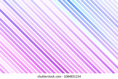 Light Pink, Blue vector layout with flat lines. Decorative shining illustration with lines on abstract template. The pattern can be used for websites.