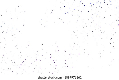 Light Pink, Blue vector  layout with circle shapes. Blurred decorative design in abstract style with bubbles. The pattern can be used for beautiful websites.