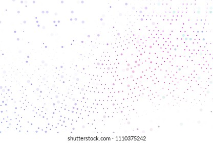 Light Pink, Blue vector  layout with circle shapes. Illustration with set of shining colorful abstract circles. The pattern can be used for beautiful websites.