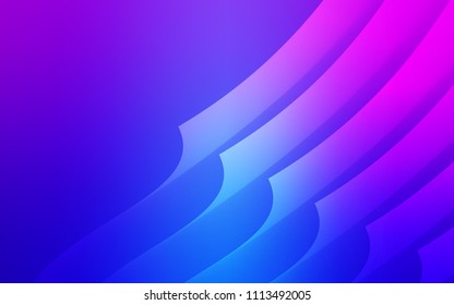 Light Pink, Blue vector layout with flat lines. Decorative shining illustration with lines on abstract template. Best design for your ad, poster, banner.