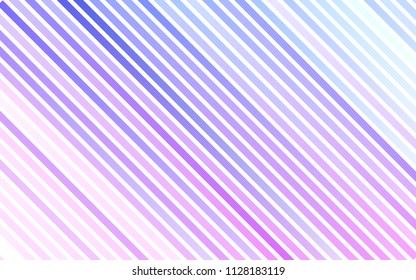Light Pink, Blue vector layout with flat lines. Decorative shining illustration with lines on abstract template. Best design for your ad, poster, banner.