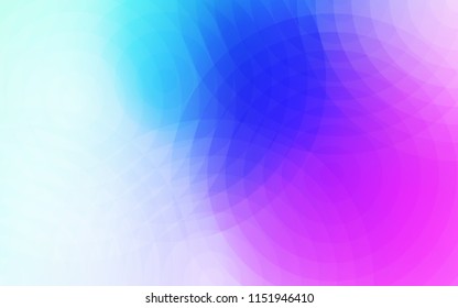 Light Pink, Blue vector layout with circle shapes. Blurred decorative design in abstract style with bubbles. New design for ad, poster, banner of your website.