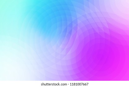 Light Pink, Blue vector layout with circle shapes. Beautiful colored illustration with blurred circles in nature style. Pattern can be used for beautiful websites.