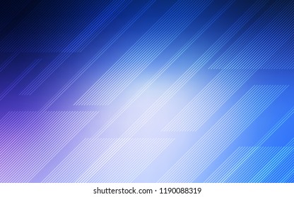 Light Pink, Blue vector layout with flat lines. Blurred decorative design in simple style with lines. Pattern for ads, posters, banners.