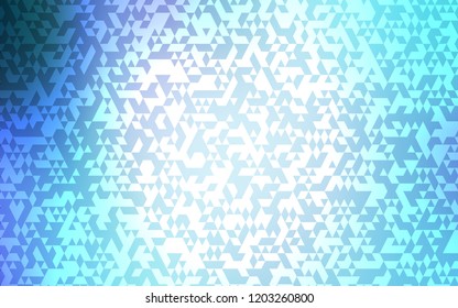 Light Pink, Blue vector layout with lines, triangles. Decorative design in abstract style with triangles. Pattern can be used for websites.