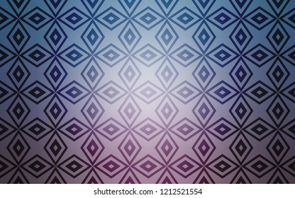 Light Pink, Blue vector layout with lines, rectangles. Glitter abstract illustration with rectangular shapes. Best design for your ad, poster, banner.