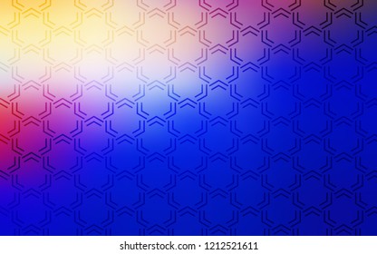 Light Pink, Blue vector layout with flat lines. Modern geometrical abstract illustration with Lines. The pattern for ad, booklets, leaflets.