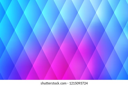 Light Pink, Blue vector layout with lines, rectangles. Abstract gradient illustration with rectangles. The template can be used as a background.
