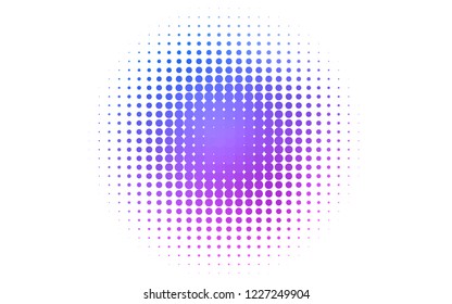 Light Pink, Blue vector layout with circle shapes. Blurred bubbles on abstract background with colorful gradient. Pattern of water, rain drops.