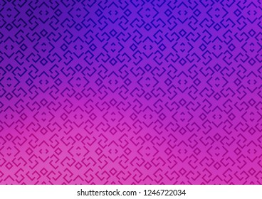 Light Pink, Blue vector layout with flat lines. Modern geometrical abstract illustration with staves. Best design for your ad, poster, banner.