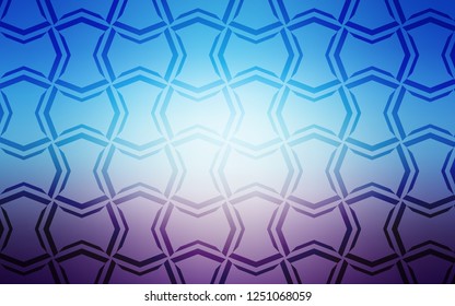 Light Pink, Blue vector layout with flat lines. Shining colored illustration with sharp stripes. Smart design for your business advert.
