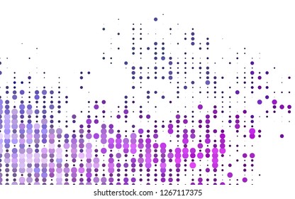 Light Pink, Blue vector layout with circle shapes. Glitter abstract illustration with blurred drops of rain. Pattern for ads, leaflets.