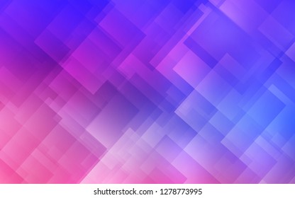 Light Pink, Blue vector layout with flat lines. Glitter abstract illustration with colored sticks. Template for your beautiful backgrounds.