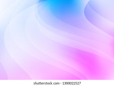 Light Pink, Blue vector layout with flat lines. Decorative shining illustration with lines on abstract template. Smart design for your business advert.
