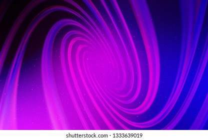 Light Pink, Blue vector layout with cosmic stars. Shining colored illustration with bright astronomical stars. Pattern for futuristic ad, booklets.
