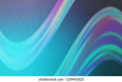 Light Pink, Blue vector layout with cosmic stars. Shining illustration with sky stars on abstract template. Smart design for your business advert.