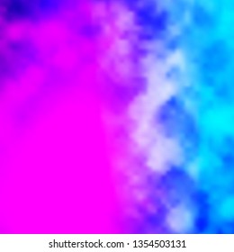 Light Pink, Blue vector layout with cloudscape. Abstract illustration with colorful gradient clouds. Template for landing pages.