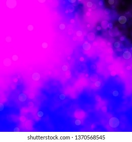 Light Pink, Blue vector layout with circles. Illustration with set of shining colorful abstract spheres. Pattern for booklets, leaflets.