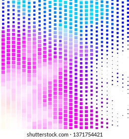 Light Pink, Blue vector layout with lines, rectangles. New abstract illustration with rectangular shapes. Design for your business promotion.