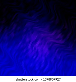 Light Pink, Blue vector layout with circular arc. Colorful illustration in abstract style with bent lines. Design for your business promotion.