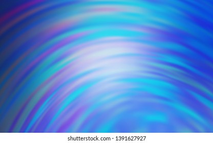 Light Pink, Blue vector layout with bent lines. Brand new colorful illustration in simple style. The best colorful design for your business.