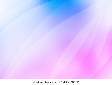 Light Pink, Blue vector layout with flat lines. Shining colored illustration with narrow lines. The template can be used as a background.
