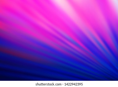 Light Pink, Blue vector layout with flat lines. Glitter abstract illustration with colored sticks. Pattern for websites, landing pages.