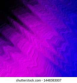 Light Pink, Blue vector layout with circular arc. Colorful abstract illustration with gradient curves. Best design for your ad, poster, banner.