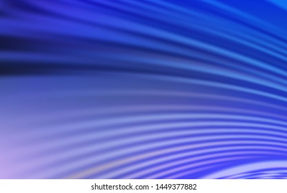 Light Pink, Blue vector layout with bent lines. Colorful geometric sample with gradient lines.  Abstract style for your business design.