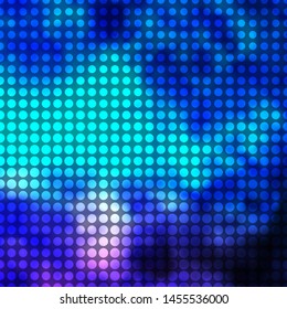 Light Pink, Blue vector layout with circles. Abstract colorful disks on simple gradient background. Pattern for booklets, leaflets.