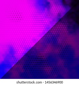 Light Pink, Blue vector layout with circles. Abstract colorful disks on simple gradient background. New template for your brand book.