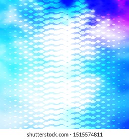 Light Pink, Blue vector layout with lines, rectangles. Abstract gradient illustration with rectangles. Pattern for commercials, ads.