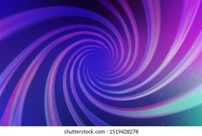 Light Pink, Blue vector layout with cosmic stars. Modern abstract illustration with Big Dipper stars. Smart design for your business advert.