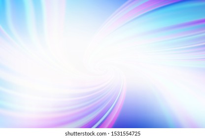 Light Pink, Blue vector layout with bent lines. Colorful abstract illustration with gradient lines. A new texture for your  ad, booklets, leaflets.