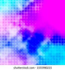 Light Pink, Blue vector layout with circle shapes. Abstract illustration with colorful spots in nature style. Pattern for booklets, leaflets.