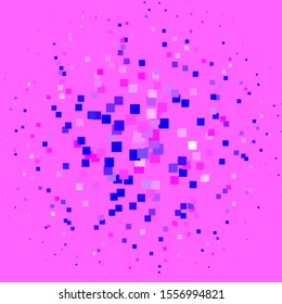 Light Pink, Blue vector layout with lines, rectangles. Modern design with rectangles in abstract style. Best design for your ad, poster, banner.