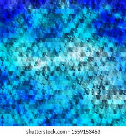 Light Pink, Blue vector layout with lines, triangles. Modern gradient illustration with colorful triangles. Pattern for commercials.