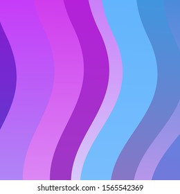 Light Pink, Blue vector layout with curves. Colorful illustration, which consists of curves. Pattern for websites, landing pages.