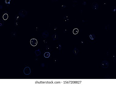 Light Pink, Blue vector layout with restaurant food. Decorative illustration with food on abstract template. Pattern for ads of breakfast, lunch, dinner.
