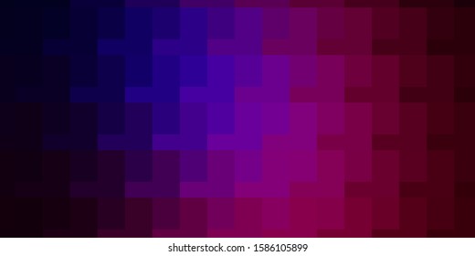 Light Pink, Blue vector layout with lines, rectangles. Abstract gradient illustration with rectangles. Design for your business promotion.