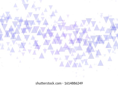 Light Pink, Blue vector layout with circles, lines. Circles, lines on abstract background with colorful gradient. Modern template for landing page.