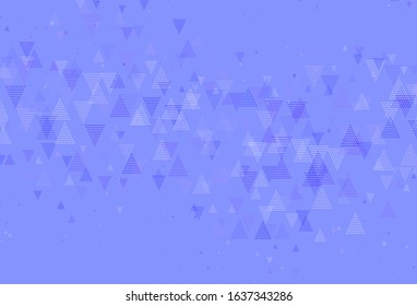 Light Pink, Blue vector layout with circles, lines. Circles, lines on abstract background with colorful gradient. Modern template for landing page.