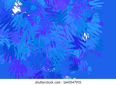 Diseño vectorial azul rosa claro con líneas planas. Ilustración abstracta brillante con palos de colores. Patrón para los sitios web de su empresa.