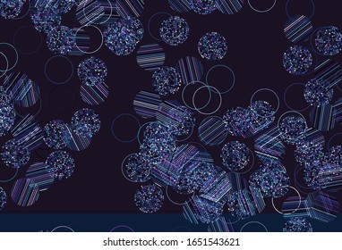 Light Pink, Blue vector layout with circle shapes. Abstract illustration with colored bubbles in nature style. Pattern for ads, leaflets.