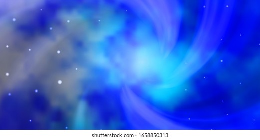 Light Pink, Blue vector layout with bright stars. Modern geometric abstract illustration with stars. Pattern for websites, landing pages.