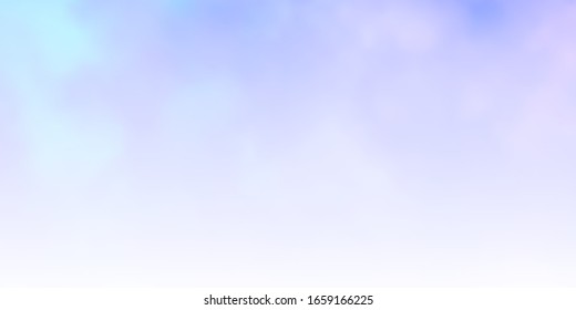 Light Pink, Blue vector layout with cloudscape. Abstract illustration with colorful gradient clouds. Template for landing pages.