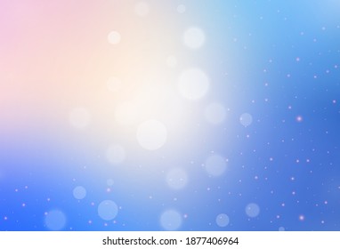 Light Pink, Blue vector layout in New Year style. A colorful design in Christmas style with gradient. Best design for a college poster, banner.