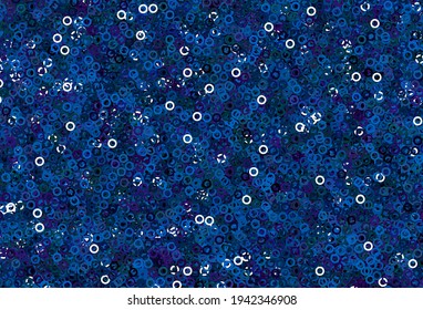 Light Pink, Blue vector layout with circle shapes. Abstract illustration with colored bubbles in nature style. New template for your brand book.