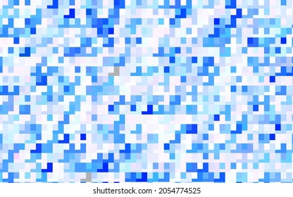 Diseño vectorial rosa claro, azul con líneas, rectángulos. Hermosa ilustración con rectángulos y cuadrados. Patrón de anuncios comerciales, folletos, folletos