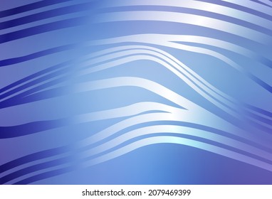 Light Pink, Blue vector layout with bent lines. Brand new colorful illustration in curved style. New composition for your brand book.